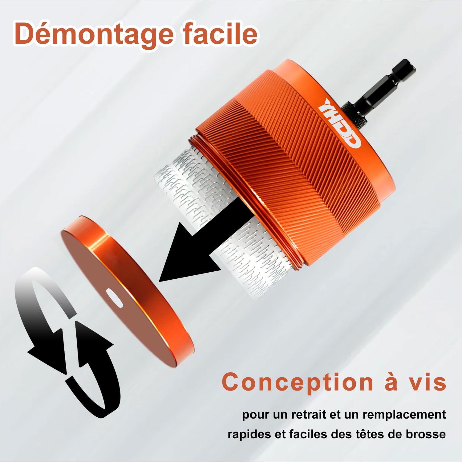 Jeu De Brosses Pour Tuyaux En Cuivre Métallique De 15 Mm, 22 Mm Et 28 Mm Avec Têtes Remplaçables, Pour Éliminer La Rouille, La Saleté Et La Peinture Des Tuyaux En Cuivre Et Des Tuyaux Métalliques De D