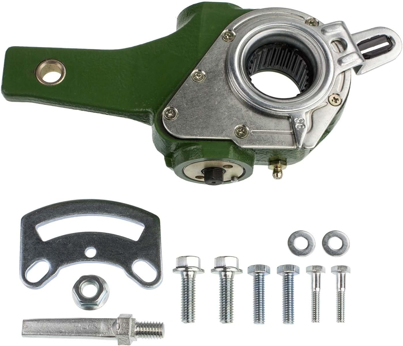 World American WA10211 Automatic Slack Adjuster 28 Spline 1.5" Diameter, 5.5" Arm Length– Replaces Haldex 10211, Eaton E6944, Meritor M807019, Volvo 3946257, Bendix K043197, Batco 05668, Volvo 3946257