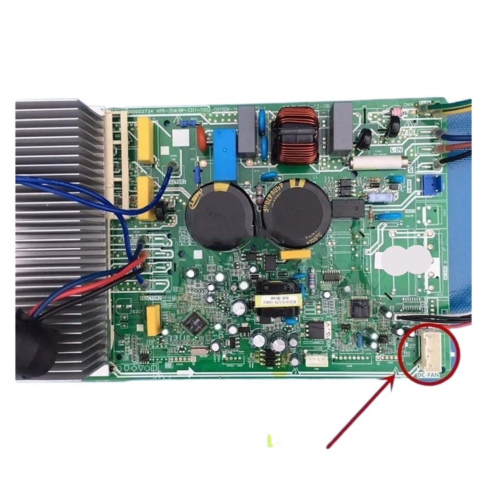 Air conditioner mainboard,Compatible With Midea Variable Frequency Air Conditioner KFR-35W/BP - (311-1502-0515DK-YH) D.13. WP2-1(B)