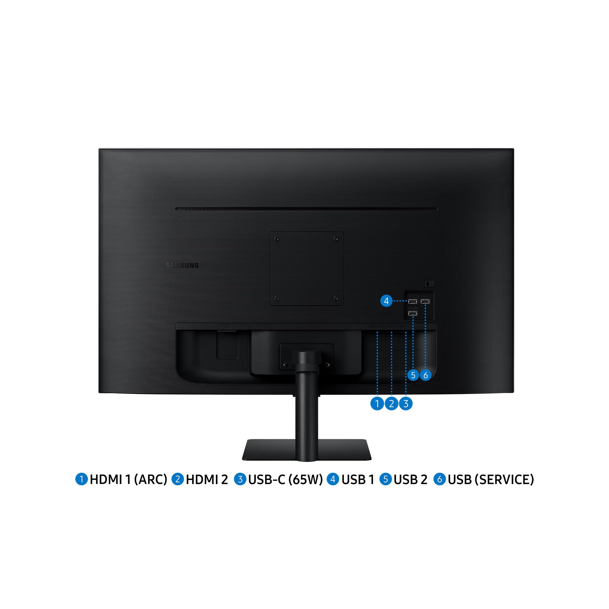 Samsung M70D Smart Monitor, 32 Zoll, 4K AI Upscaling, UHD, 60 Hz