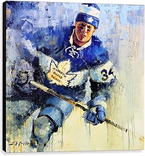 Auston Matthews Toronto Maple Leafs Canvas Print - Hockey Wall Art Decor Gift