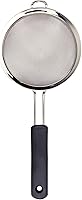 OXO Good Grips 6-Inch Double Rod Strainer - Sturdy Fine Mesh for Pasta, Veggies, Sauces & Berries