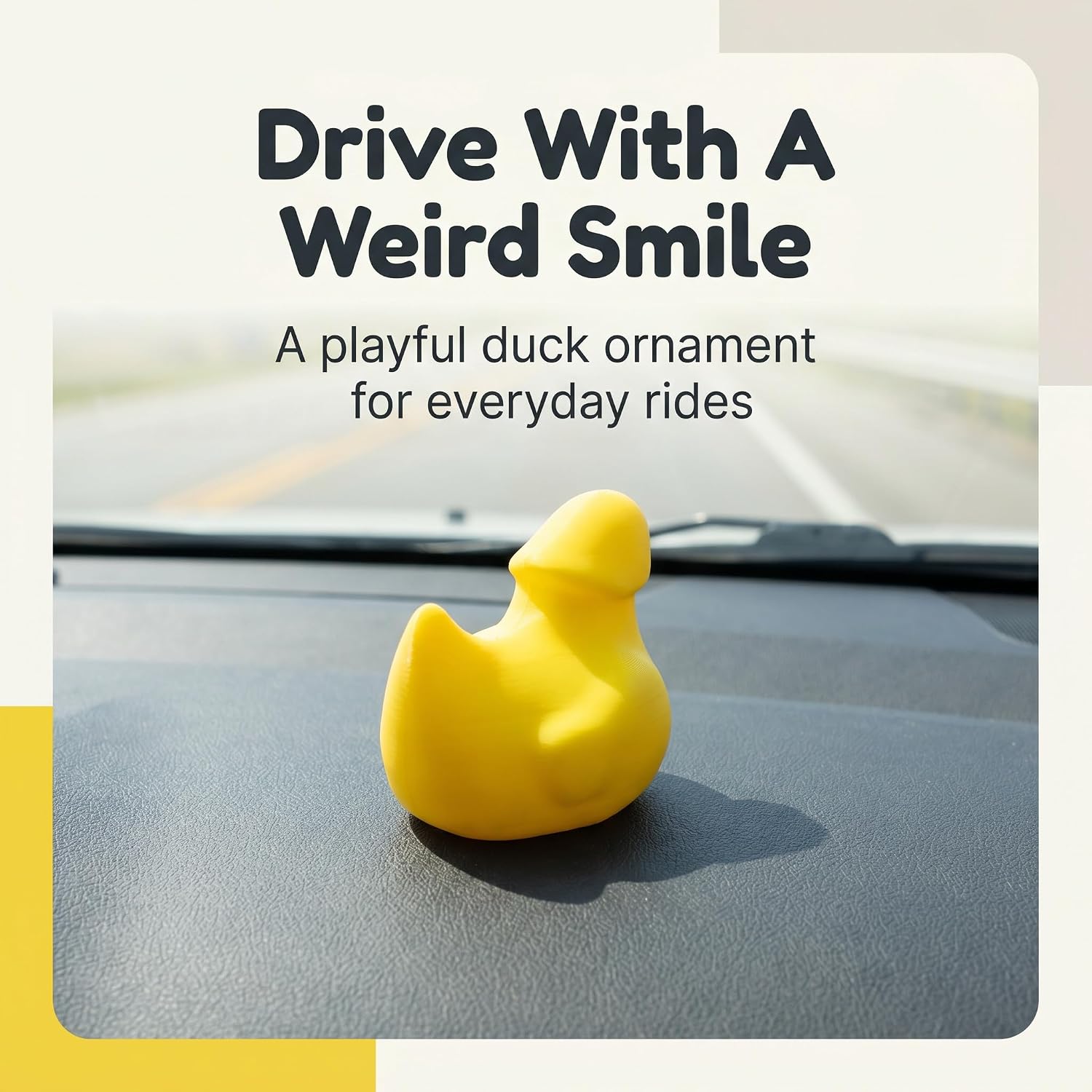 Funny Yellow Prank Duck, 3D Printed PLA Office Desk Decor, Novelty Gag Gift image 5
