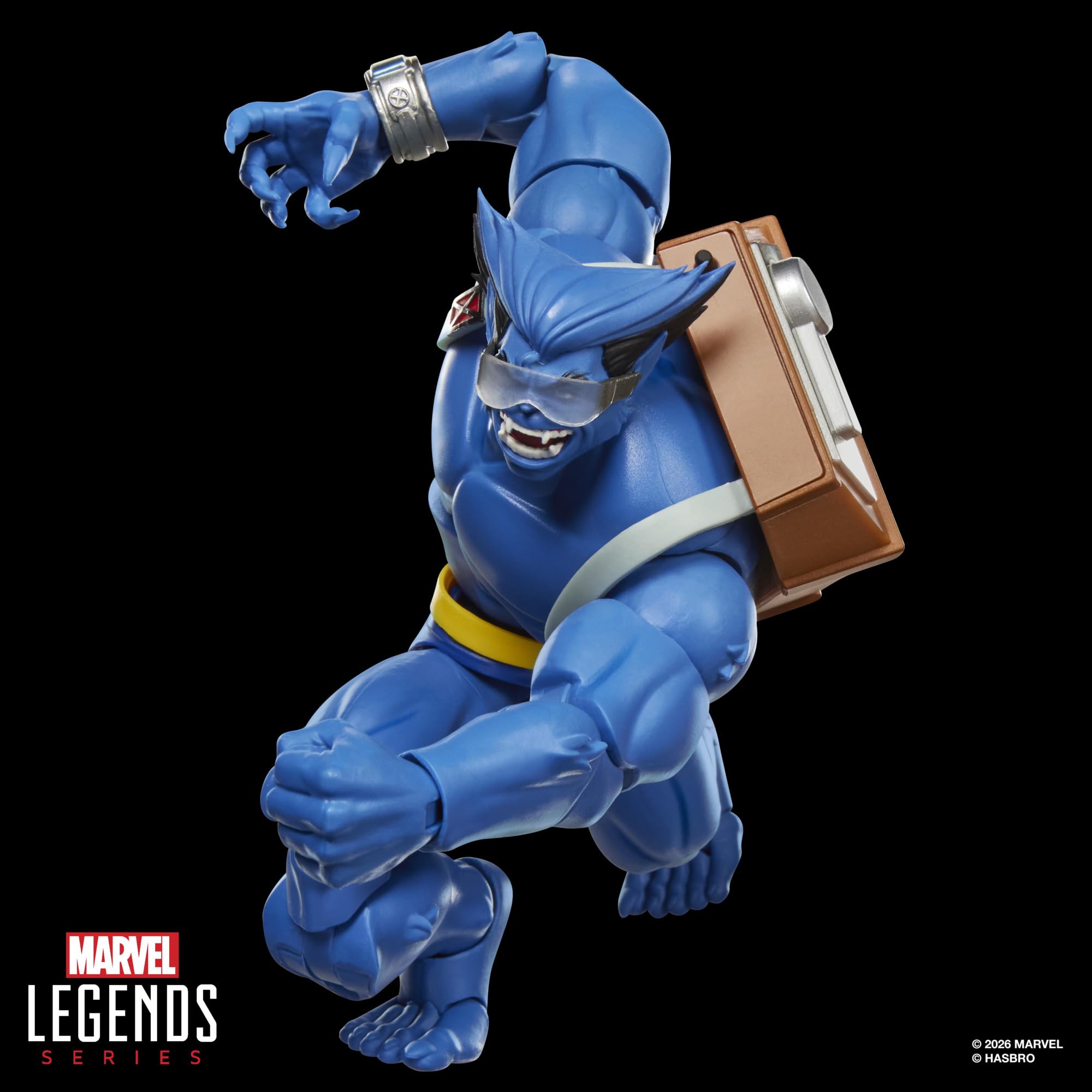 Serie Hasbro Marvel Legends, Marvel's Beast, action figure collezionabile ispirata a "X-Men '97", in scala da 15 cm