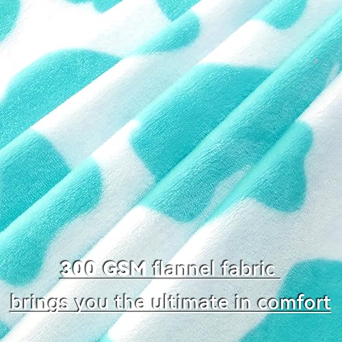 Miniatura 6 de Manta de forro polar azul para sofá y cama, mantas ligeras y suaves para mujeres, ropa de cama de felpa mullida, regalos azul cielo, decoración de