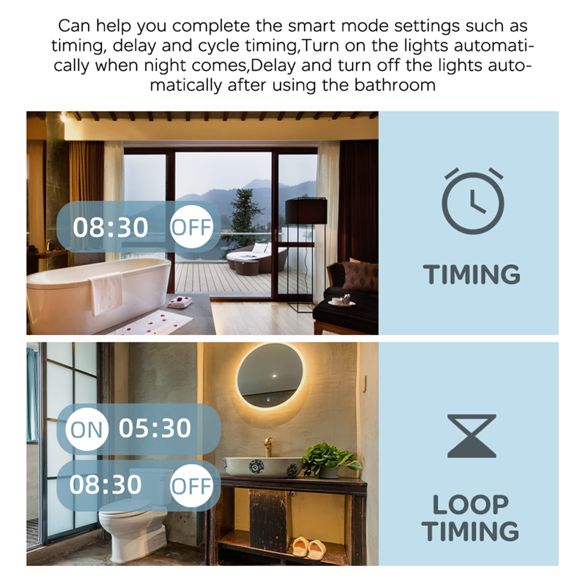 Compteur Électrique Monophasé, avec Compteur disjoncteur Intelligent 1P 2P 63A DIN Rail for Smart Home sans Fil télécommande commutateur par APP, Facile à Installer(2,32A)