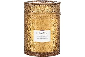 Unique Candle Natural Sandalwood & Patchouli Fragrance