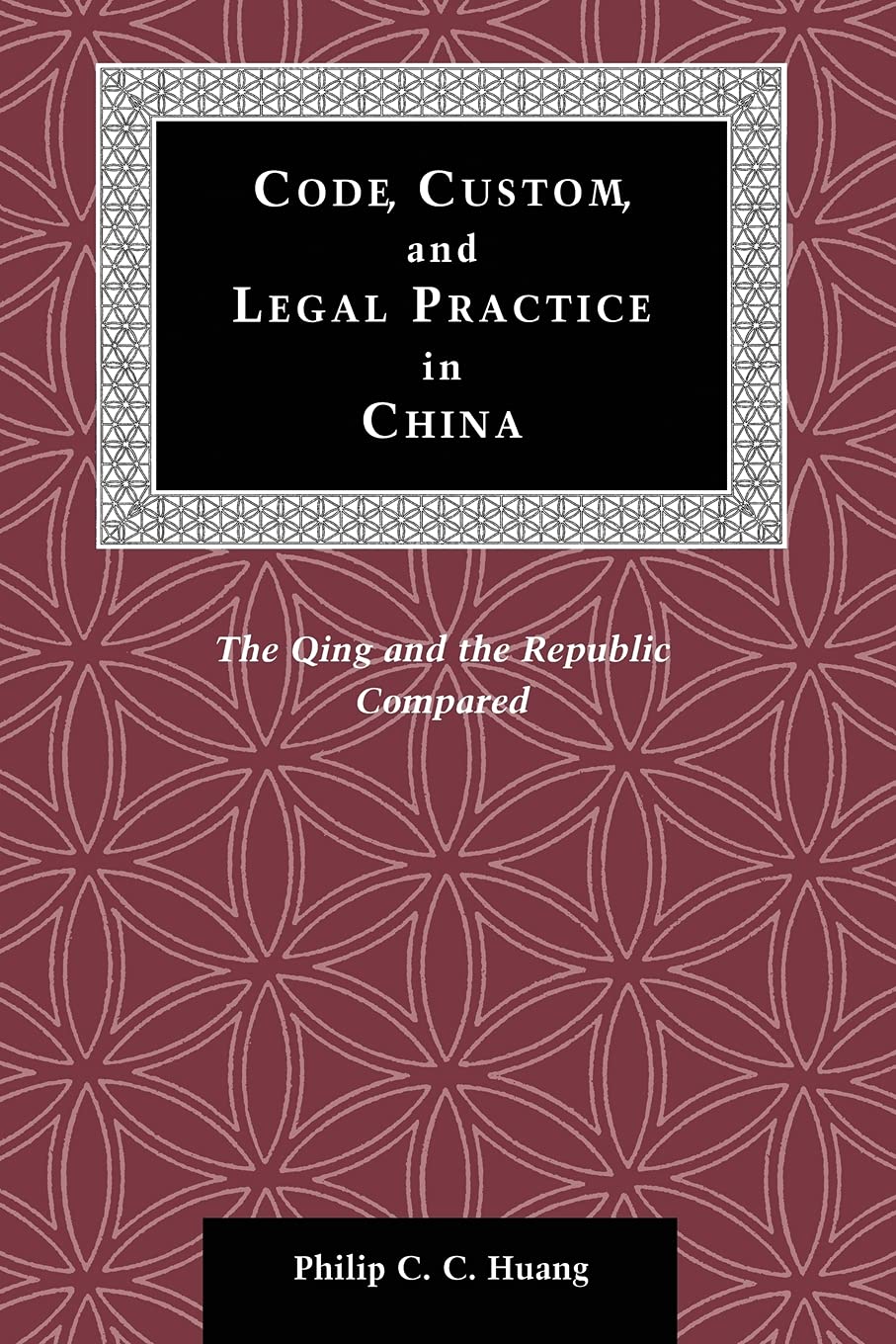 Code, Custom, and Legal Practice in China: The Qing and the Republic Compared