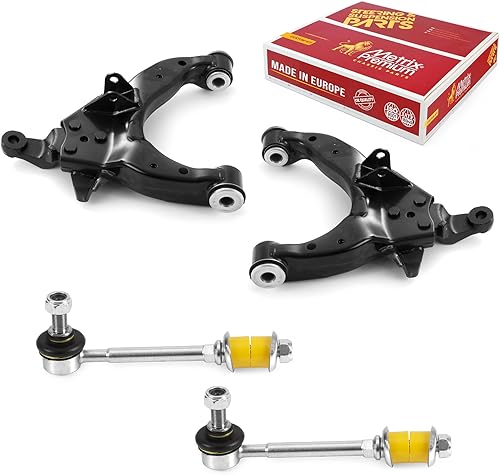 Metrix Premium GDX - Brazo de control inferior LR delantero y barra estabilizadora delantera LR, kit de eslabones para Toyota 4Runner