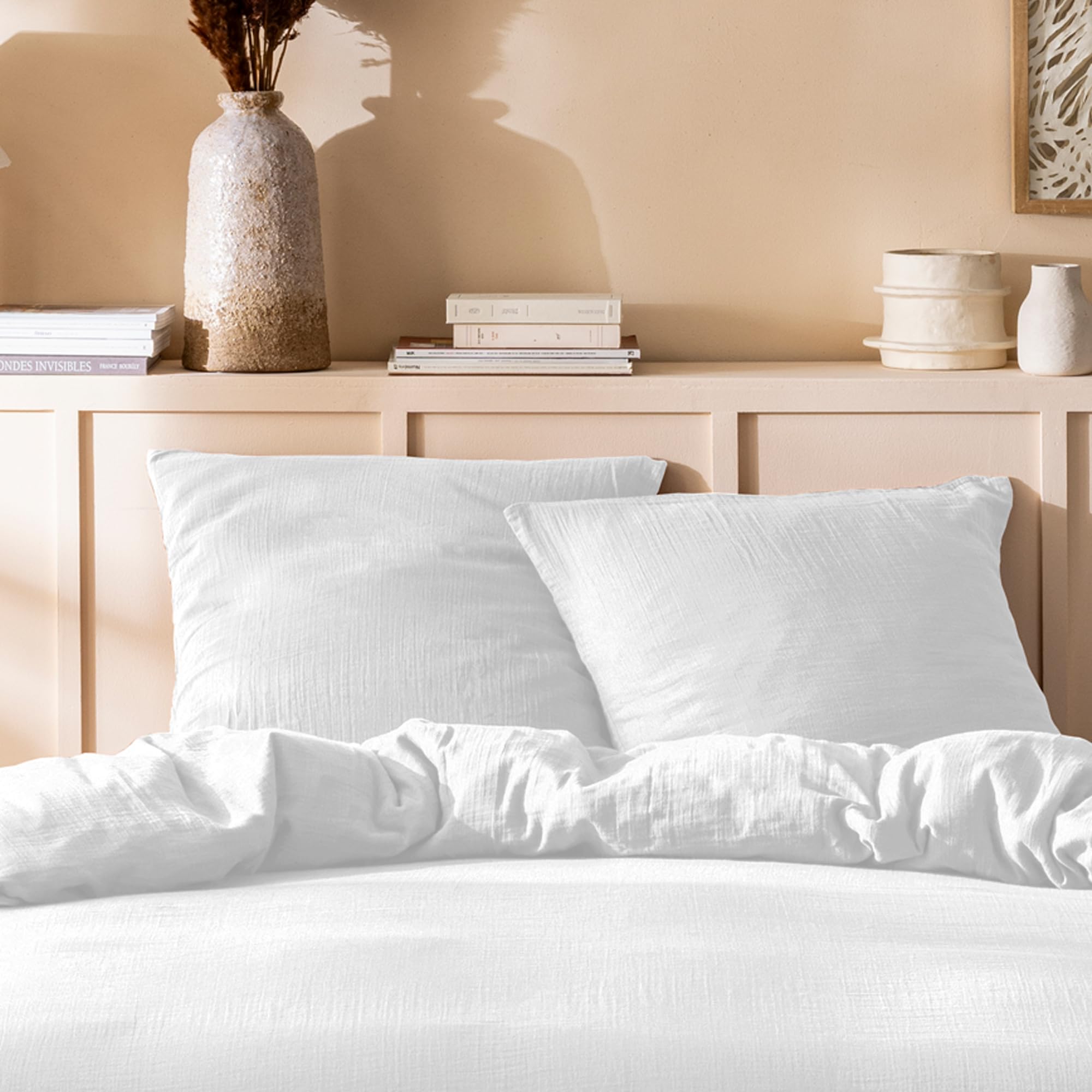 Matt & Rose Set Kussenslopen Naturel - 50 X 70 Cm   100 Linnen 620569710