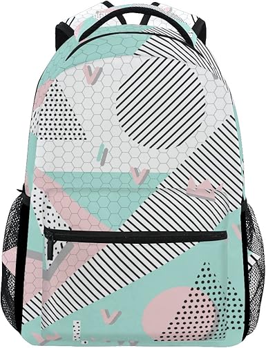 geometric shape backpack