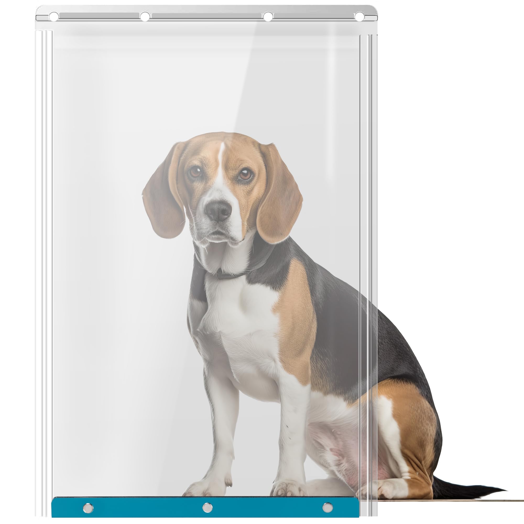 XL Dog Door Replacement Flaps,Compatible with Ideal Pet Products Designer Series DSPRFXL RFXLN, Measures 10 1/2"x15",Longer Lasting, Flexible, Magnetic