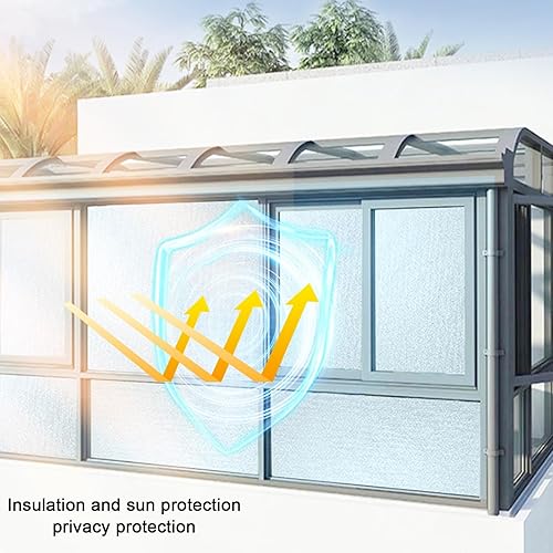 Miniatura 2 de Película aislante para techo de habitación, lámina de aluminio de aluminio para ventana de balcón, control de calor, aislamiento acústico, tinte de