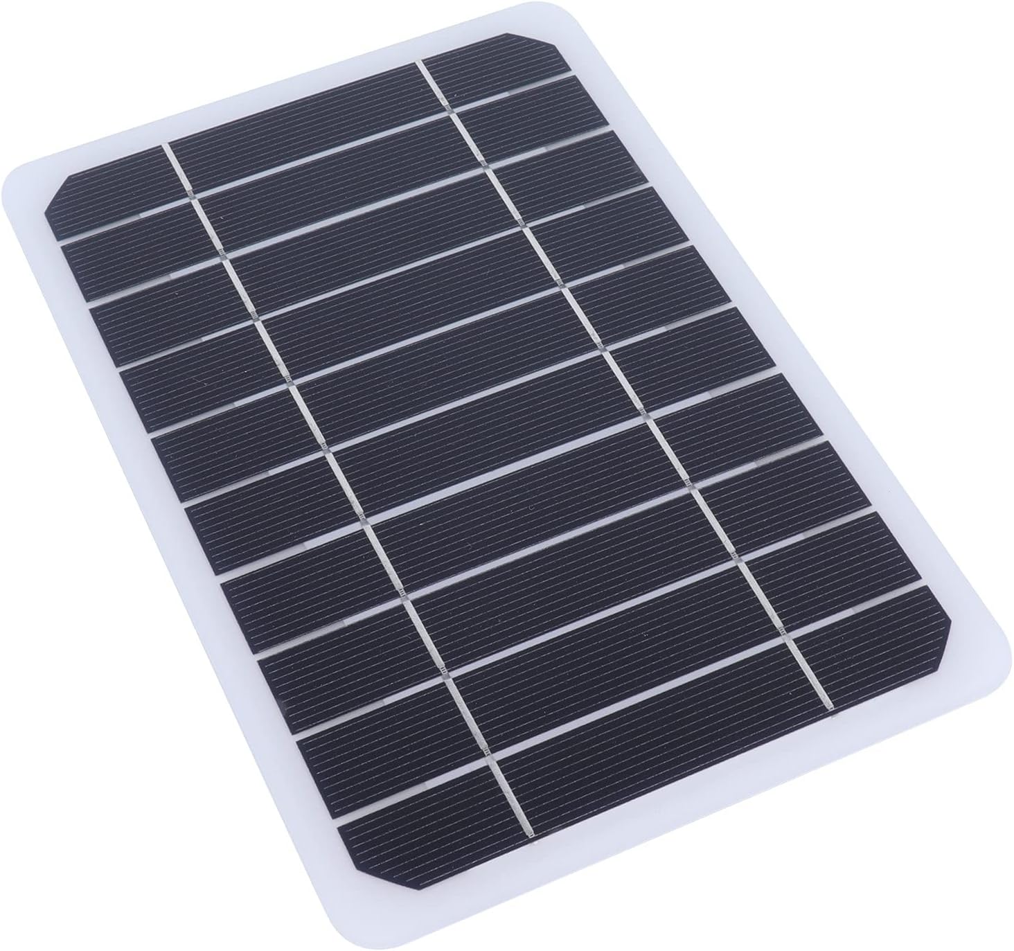 5W 5V Solar Panel Battery Charger, Monocrystalline Solar Panel Outdoor Camping Battery Charger DIY Parts, Mini Solar Panel Module Solar System Cell Power Supply for Charging Mobile Phone