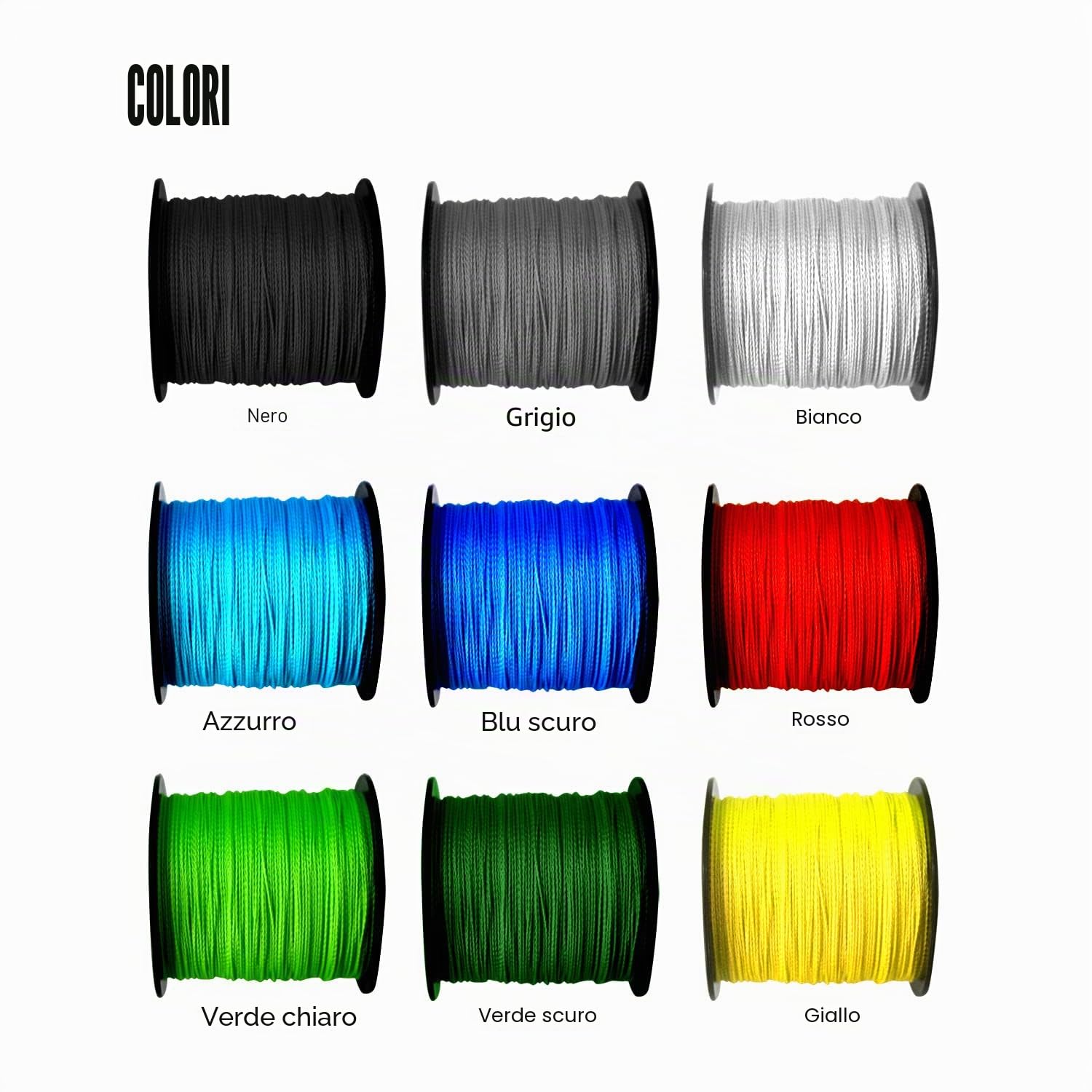 437Yd-5000Yd Forte Tirare Forte Linea di Pesca Intrecciata Generica Linee di Pesca