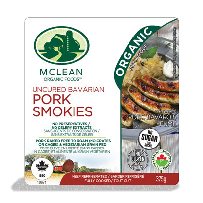 Product image of Organic Pork Smokies, 375 g