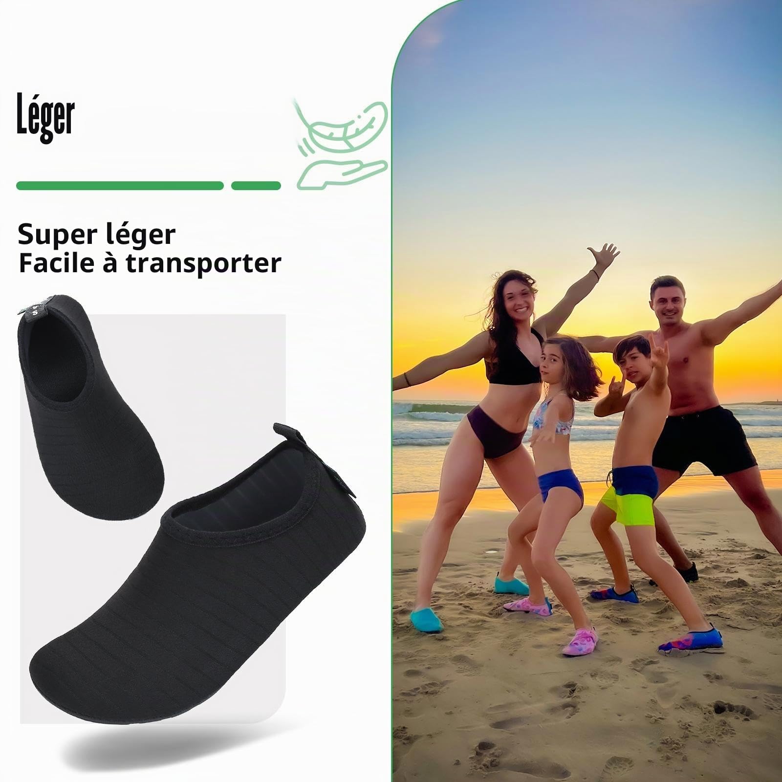 SAGUARO Chaussures Sport Aquatique Mixte Adulte