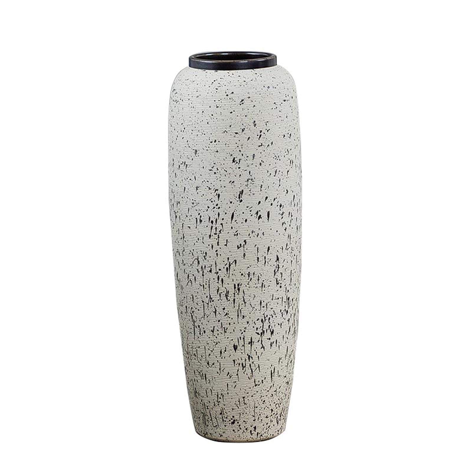 asdchZen Floor-Standing Large Vase, Ceramic Vase Living Room Corridor Entrance Decorative Vase Hotel Lobby Retro Style Decorative Vase,26 * 90CM