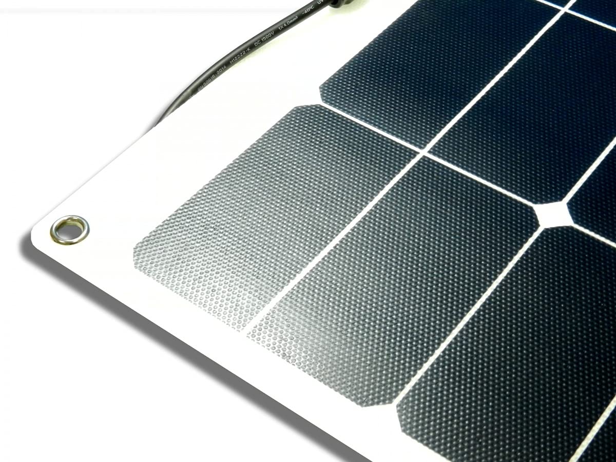 Pannello solare 50 Watt flessibile mono pannello solare semiFlex PV camper campeggio 580 x 540 x 2