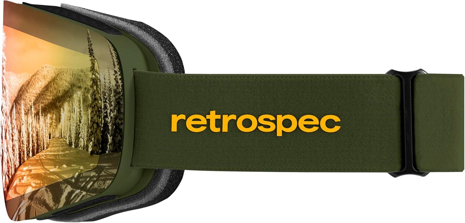 Retrospec Flume Ski Goggles for Men and Women UV Protection