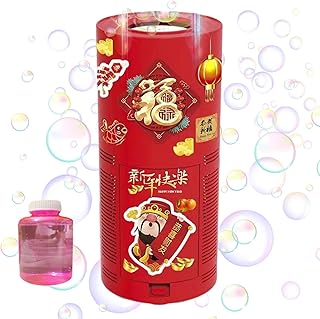 Bubble Maker for Kids | Bubble Blower Foam Machine,Portable Foam Machine Bubble Maker, Outside Toys with Lights & Sound for Boys Girls Christmas Birthday Gifts Fulenyi