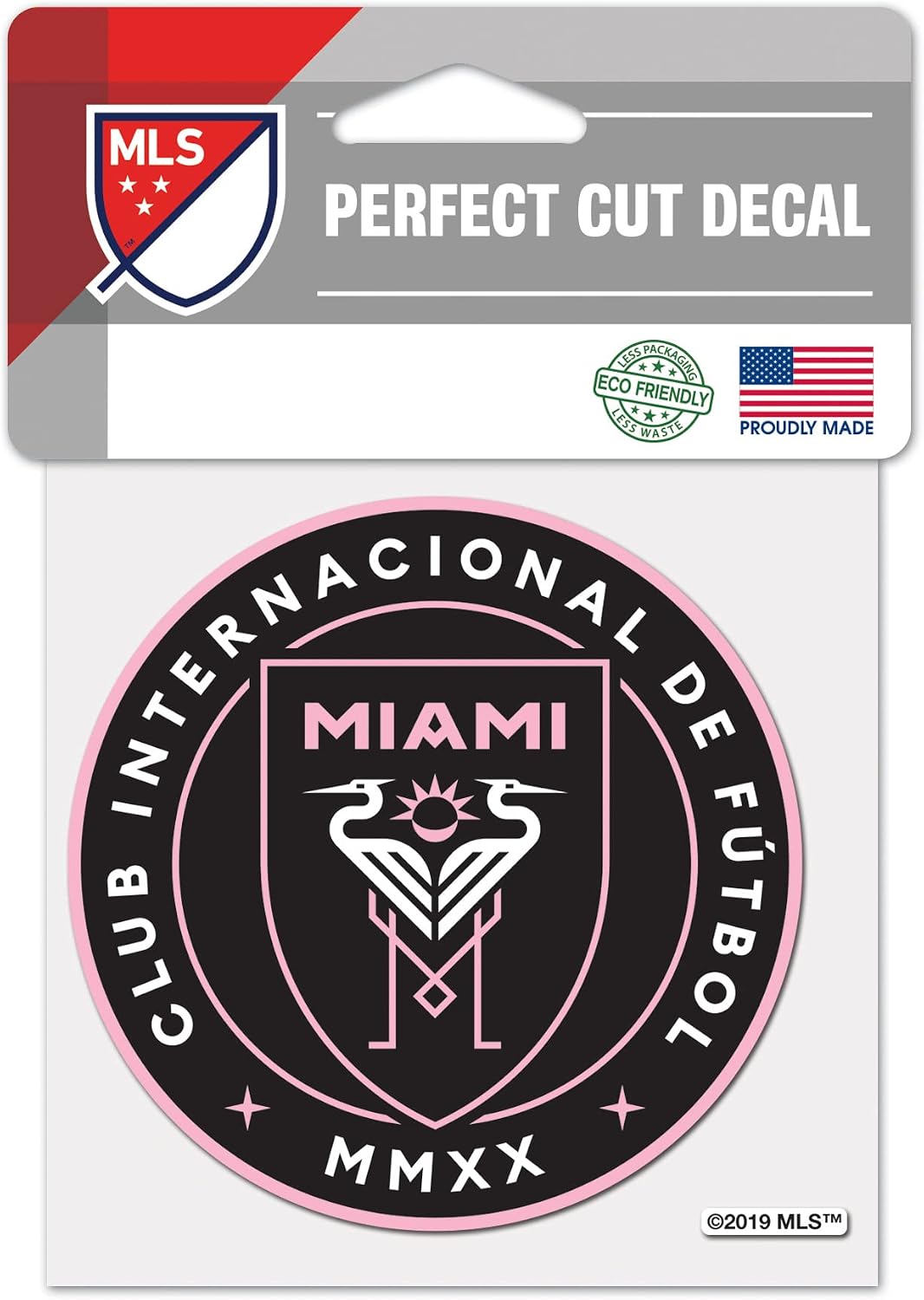 Wincraft Perfect Cut Decal Sticker 10x10cm - MLS Inter Miami