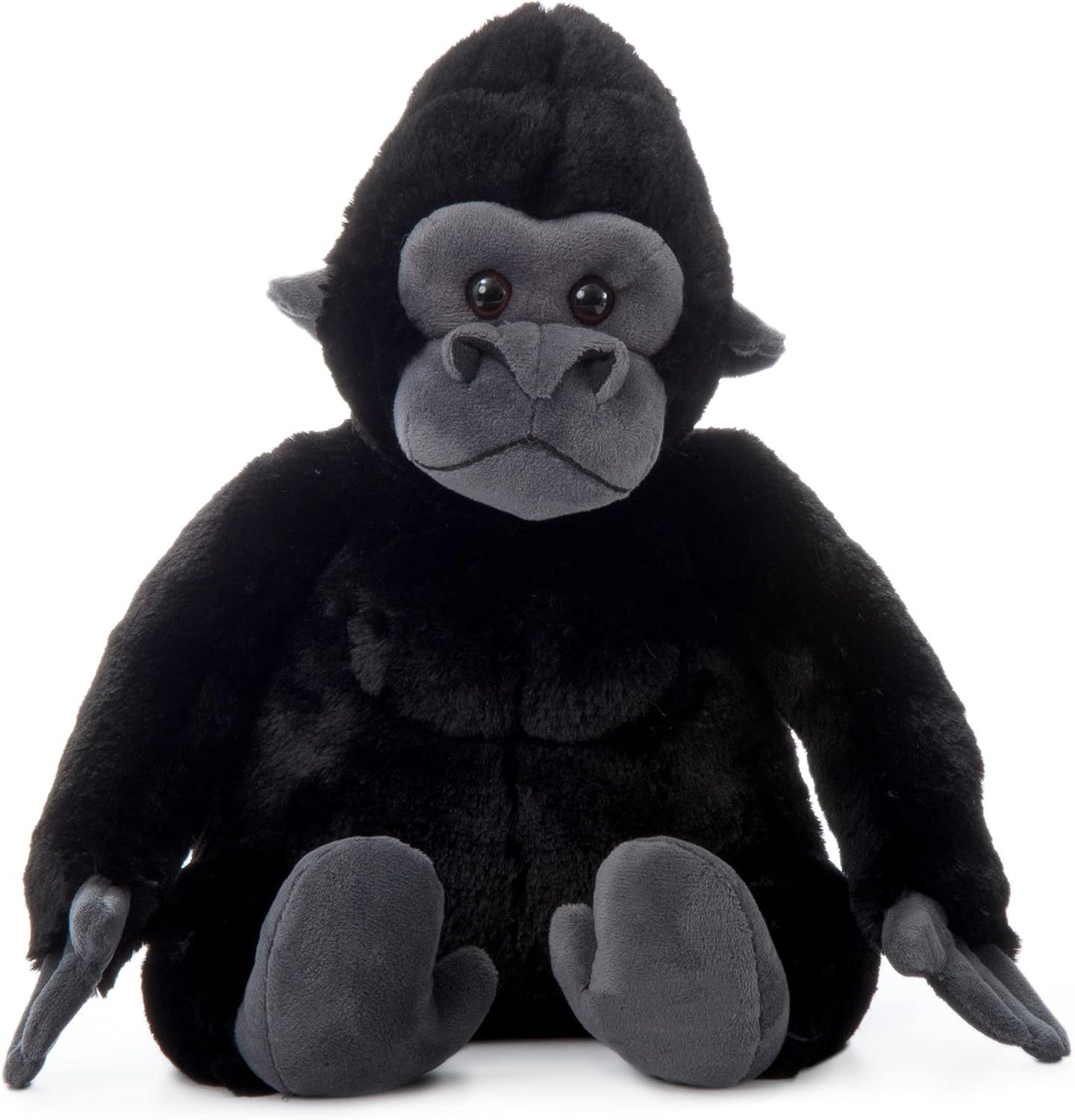 The Petting Zoo Gorilla Stuffed Animal, Gifts for Kids, Wild Onez Zoo Animals, Gorilla Plush Toy 12 inches