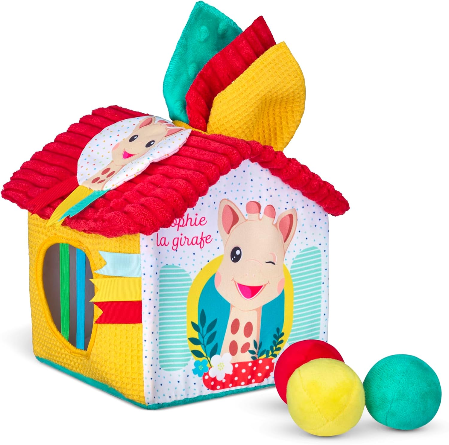Sophie The Giraffe – The House of Discoveries – Multi-Activity Baby Sensory Cubes – Awakening and Development Game – From 10 Months
