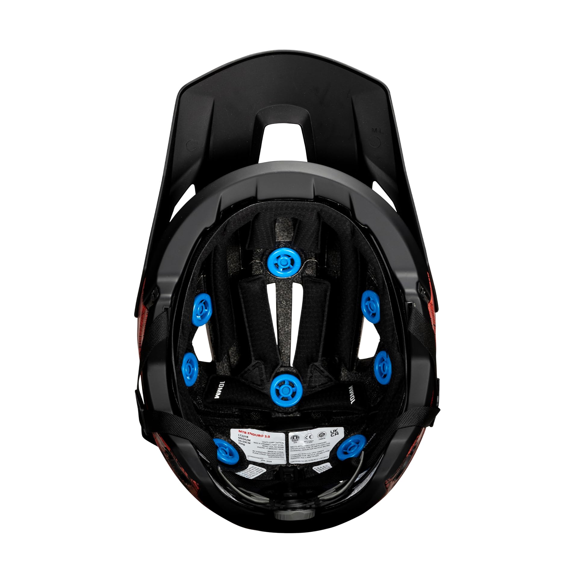 Leatt 1025104520, Casco MTB Hombre, Marrón, S