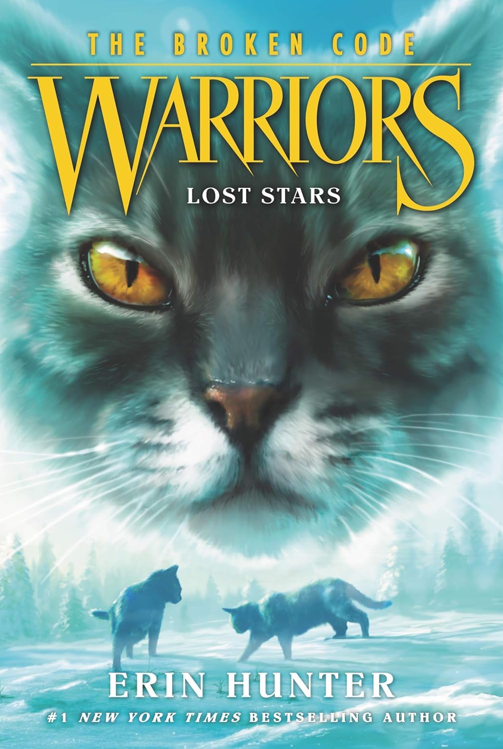 Warriors Cat The Broken Code Series Books 1 - 6 Series 6 Collection Set By Erin Hunter (Lost Stars, Silent Thaw, Veil of Shadows, Darkness Within, Place of No Stars & Light in the Mist)