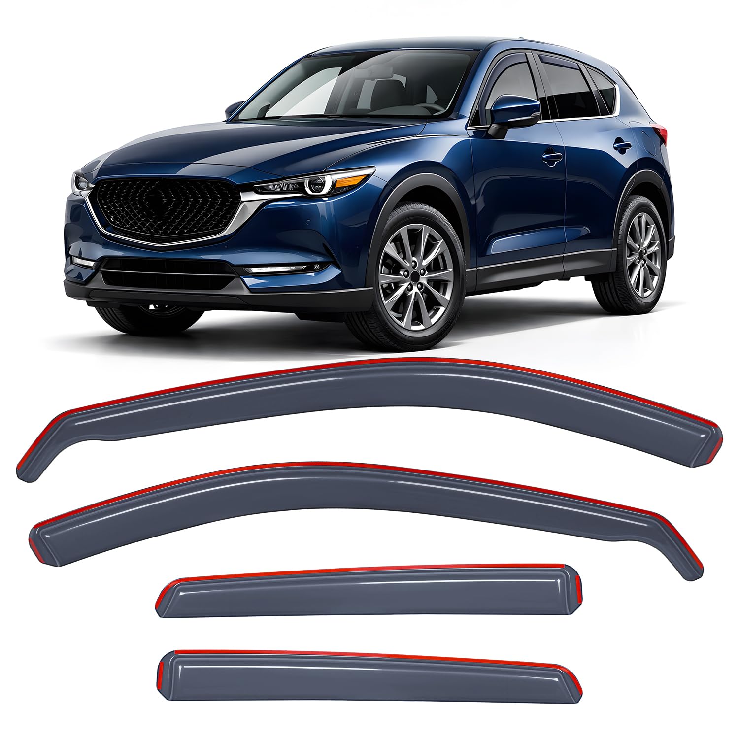 Photo 1 of Nilight in-Channel Rain Guards for Mazda CX-5 2017-2025, 4PCS