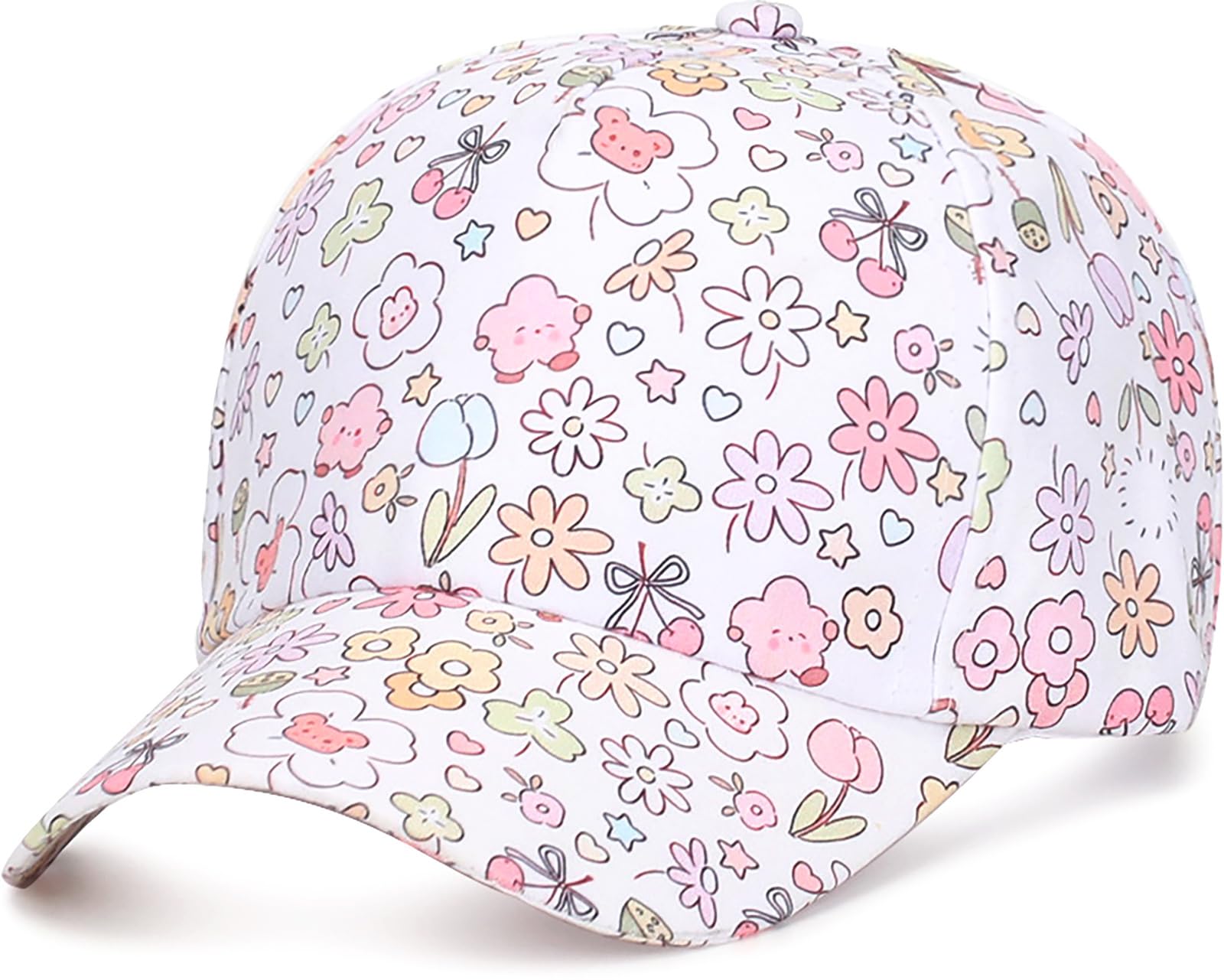 XYIYI Kinder Baseballmütze Baumwolle Sonnenhut Einstellbare Trucker Hüte Sport Visor Cap für 2-8 Jahre Jungen Mädchen