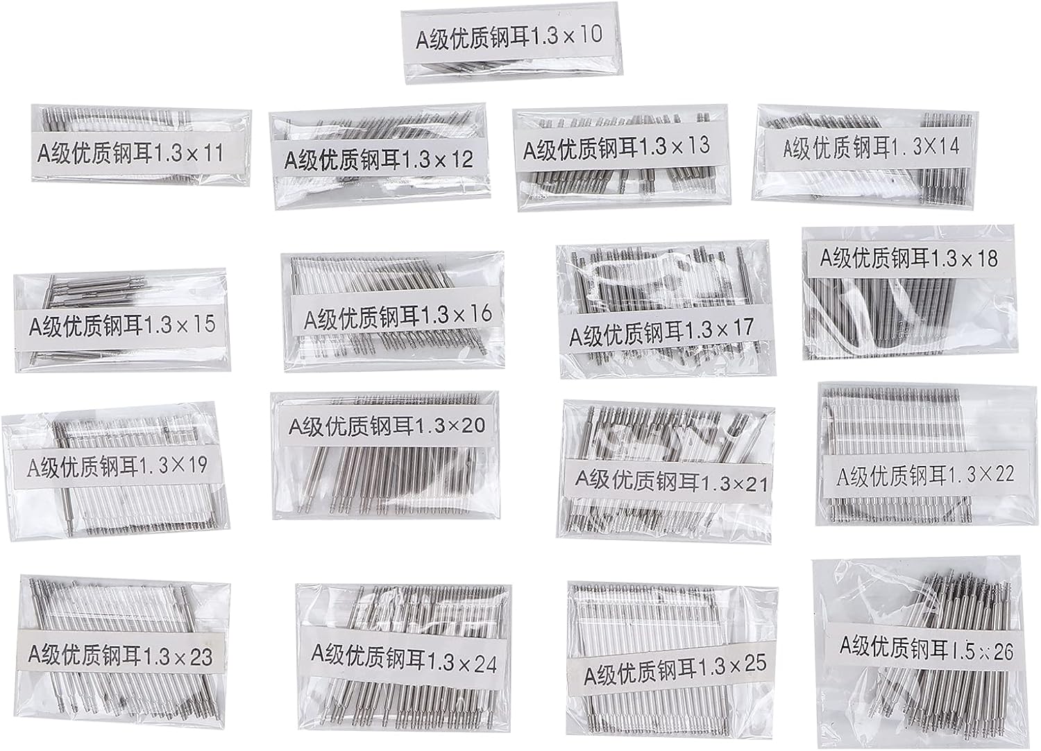 Spring Bar Tool, Watch Band Pins 340Pcs 1.3mm for Watch Strap for Watch Repairer for Watchmaker