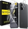 QULLOO Screen Protector for Xiaomi POCO X8 Pro Max, [2+2 Pack] Tempered Glass & Camera Lens Protector, HD Anti-Scratch Easy Installation Protective Glass Film