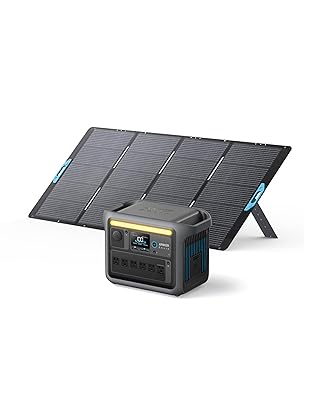 Anker SOLIX C1000 Portable Power Station, 1800W (Peak 2400W) Solar Generator, Full Charge in 58 Min, 1056wh LiFePO4 Battery for Home Backup, Power Outages, and Outdoor Camping (Optional Solar Panel)