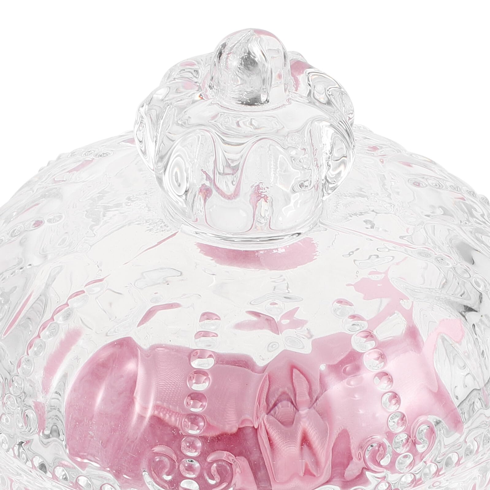 Homoyoyo Set 1 Spugna per Cipria Rosa Barattolo in Vetro e Materiale ad Alta Densità per Cipria in Polvere e Compatta, Applicatore Versatile per Viso, per Viaggio e Sostituzione