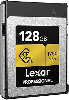 بطاقة سي اف اكسبريس احترافية نوع B سعة 128 جيجابايت من ليكسار
