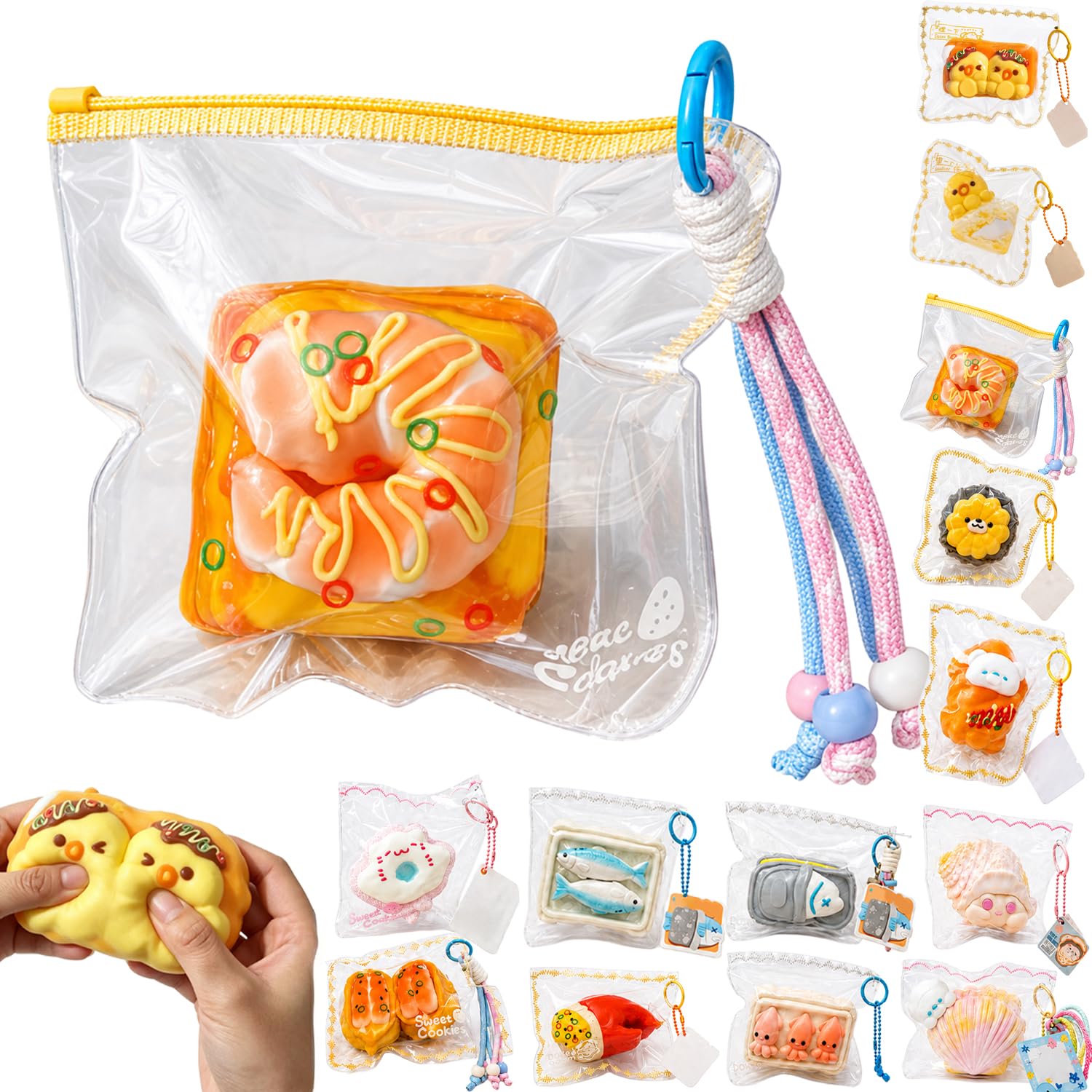 Amazon | スクイーズ ストレス解消 海の生き物 ねっとり 低反発