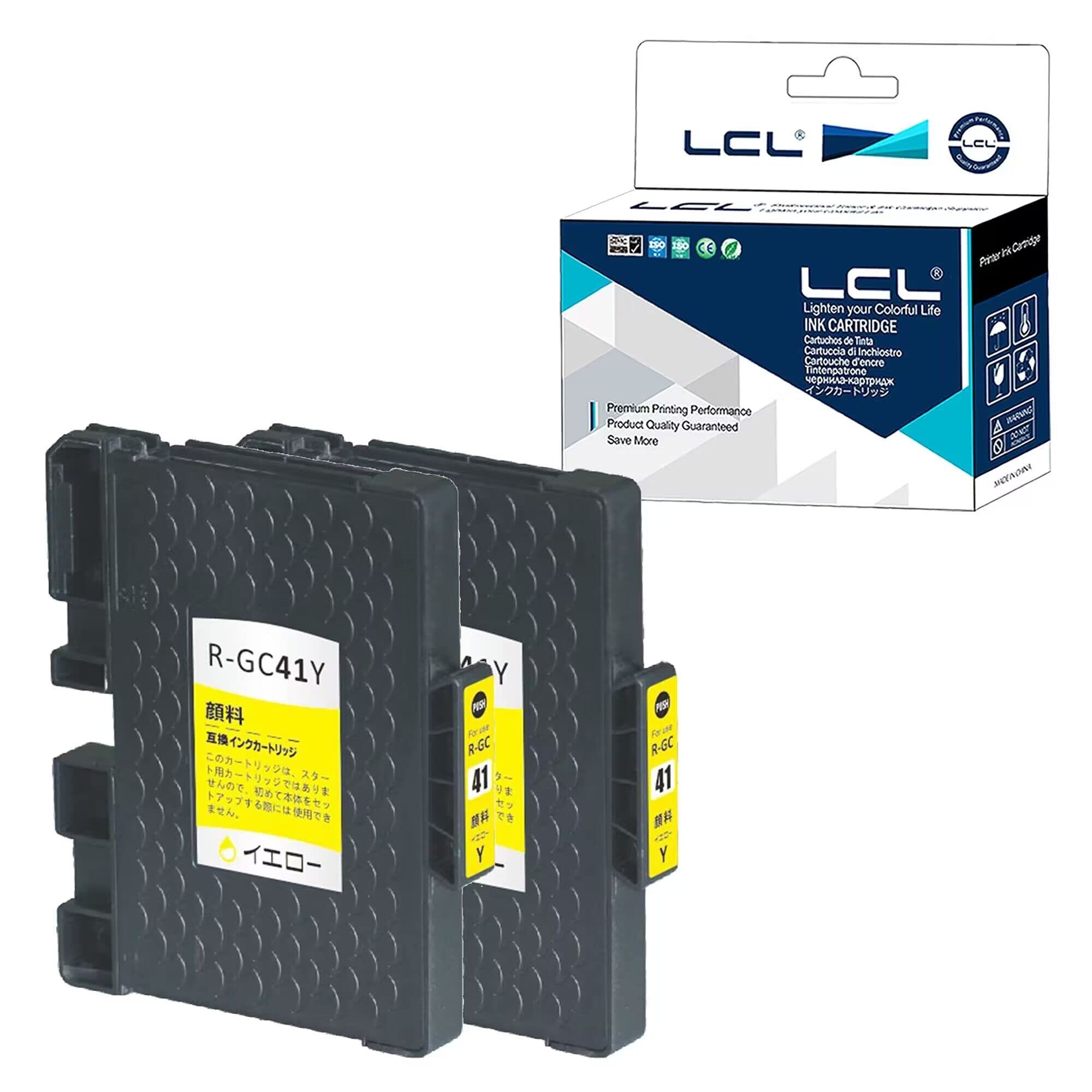 Amazon.co.jp: LCL RICOH用 リコー用 GC-41 GC41 GC41Y 顔料 高