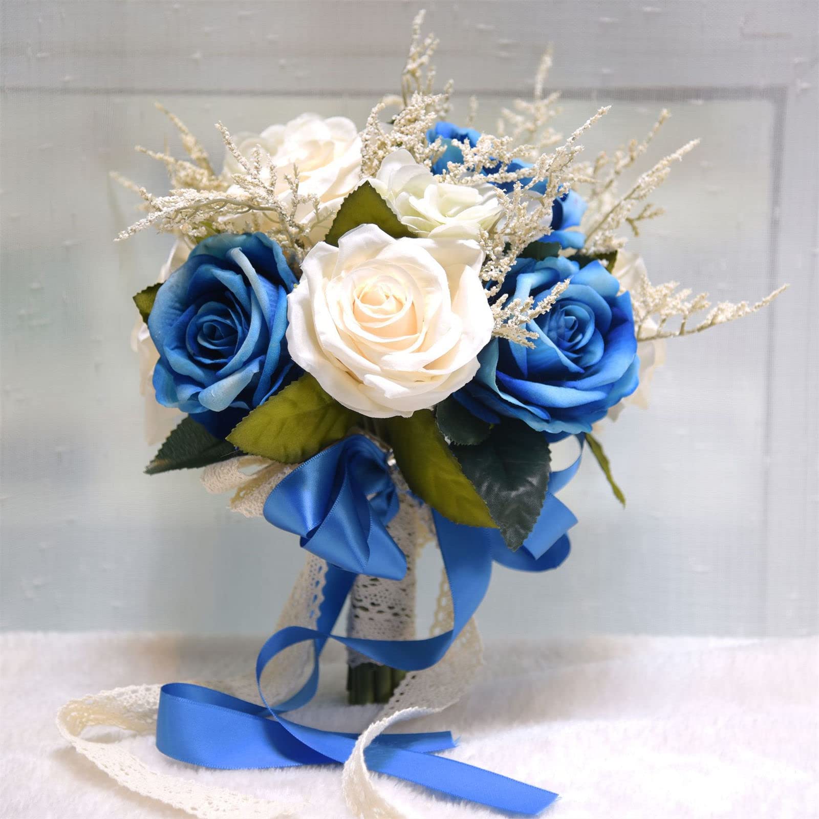 Silk Ribbon Flower Bouquets Handcrafted Bridal Wedding Car Decorations silk-ribbon-flower-bouquets-handcrafted-bridal-wedding-car-decorations