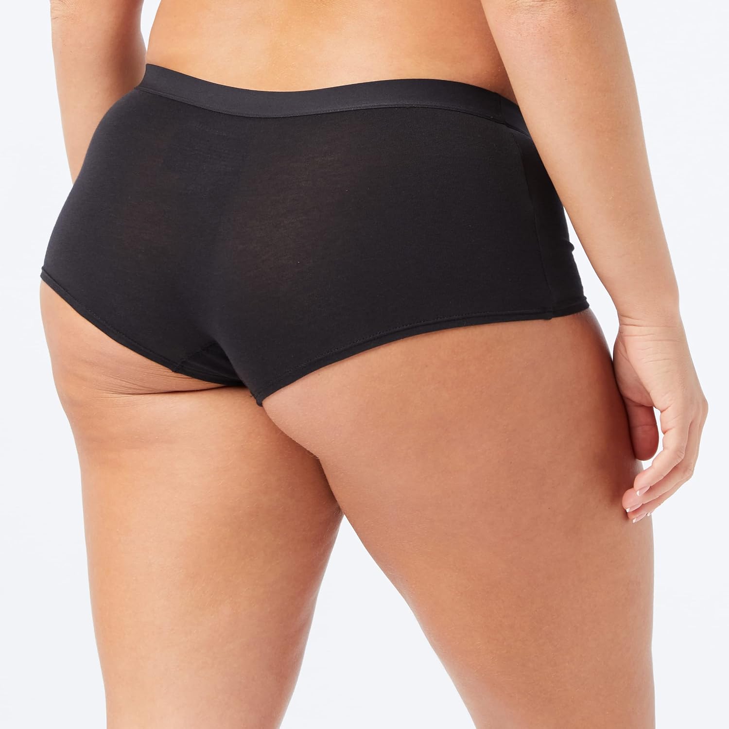 Amazon Essentials Women's Cotton Boyshort Underwear (Available in Plus Size), Pack of 5 - Image 4