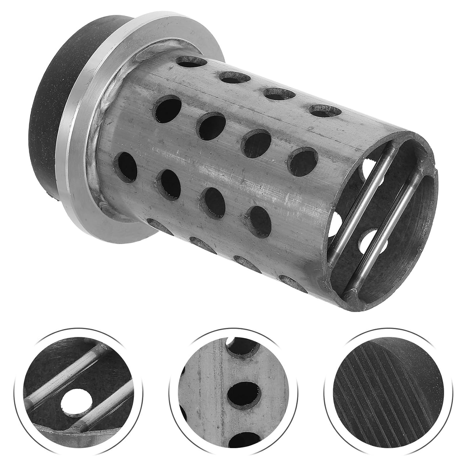 Stainless Steel Round Perforated Casting Flask 6x3 Inch Jewelry Tool