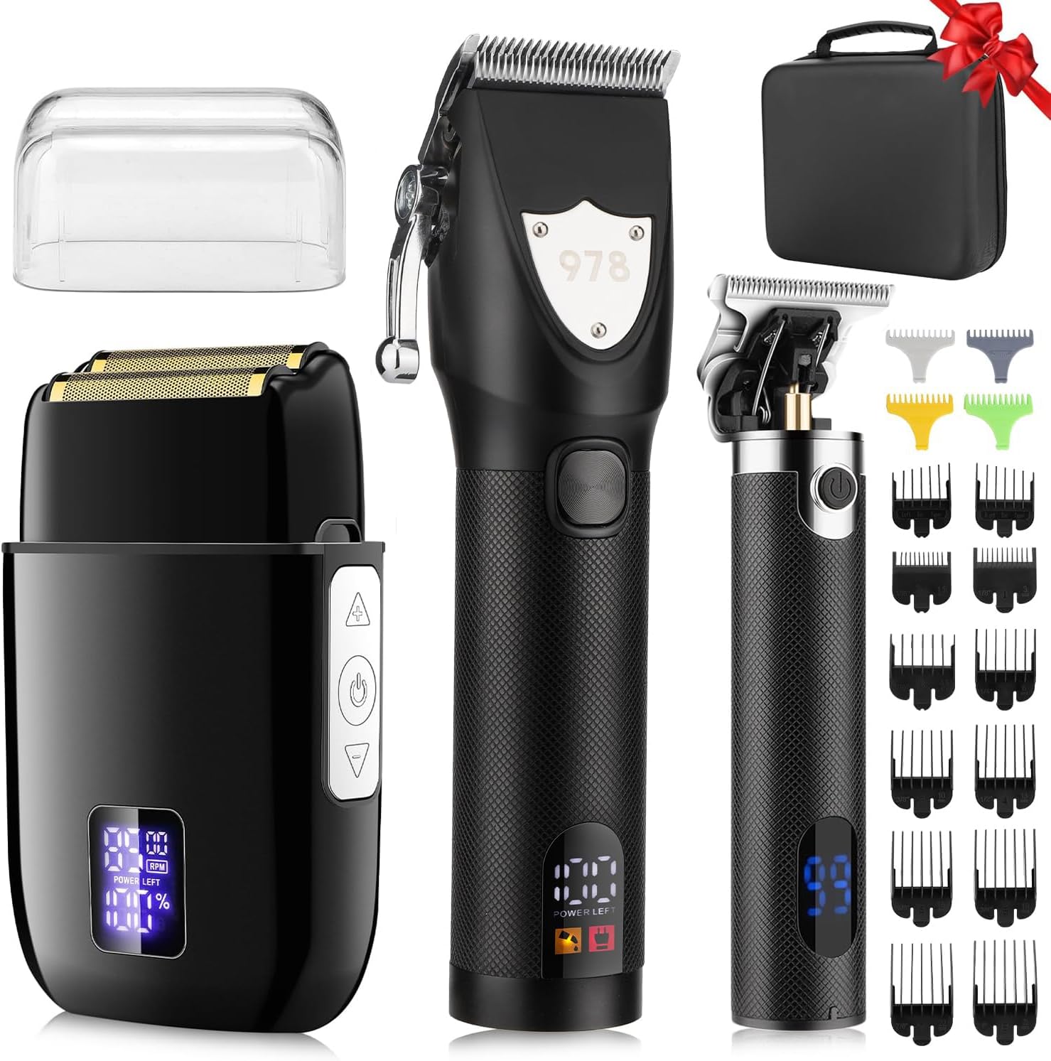 Amazon.com: Suttik Professional Hair Clippers and Trimmers Set ...