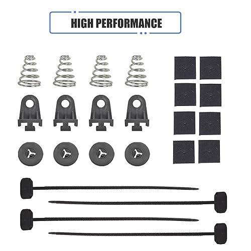 Miniatura 56 de Ventilador delgado de 12 pulgadas, ventilador eléctrico de enfriamiento para radiador, motor universal de alto rendimiento de 12 V 80 W con kit