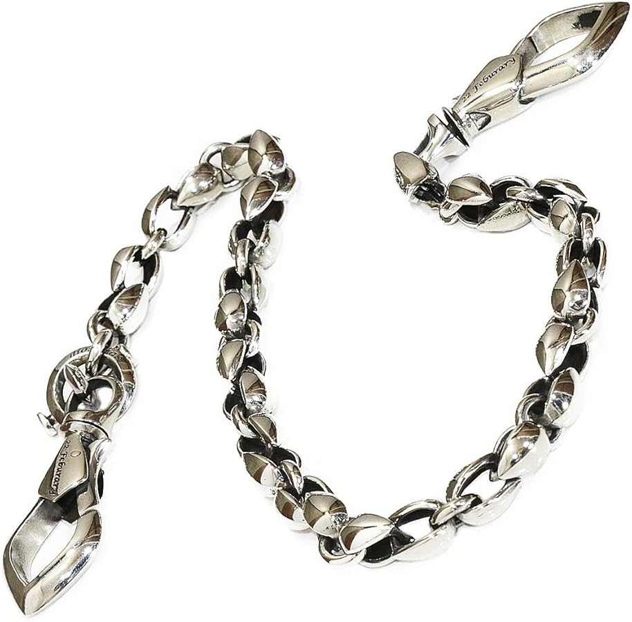 ディオブラス　diosbras　ウォレットチェーン　白真鍮シルバーコーティング Amazon.co.jp: 【diosbras-ディオブラス-】 ウォレットチェーン