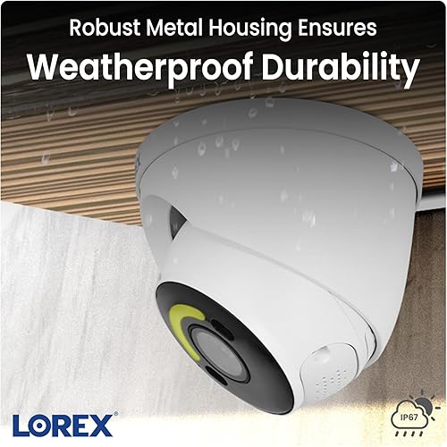 Miniatura 5 de Lorex Cámara de seguridad con cable 4K - Cámara con cable PoE para exteriores e interiores para sistema de vigilancia Lorex para el hogar y negocios