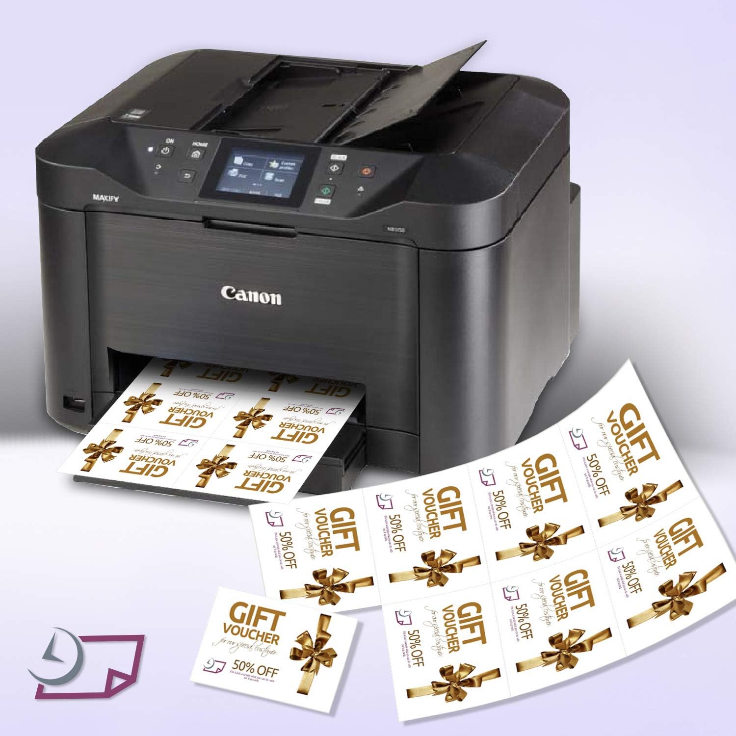 NextDayLabels - Blank Perforated Printable Cardstock, 8 Cards per Sheet, 125# tag - for laser and inkjet printer, 4-1/4" x 2-3/4" Each Card - 800 Cards - made in the USA