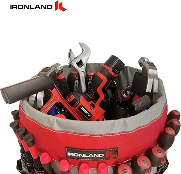 IRONLAND Bucket Tool Organizer Fit 3.5-5 Gallon Bucket, 51 Pockets