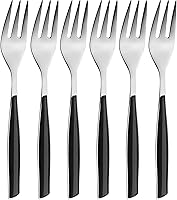 Vista 10 de Bugatti – Glamour 6 piezas Tenedor de postre ahumado negro