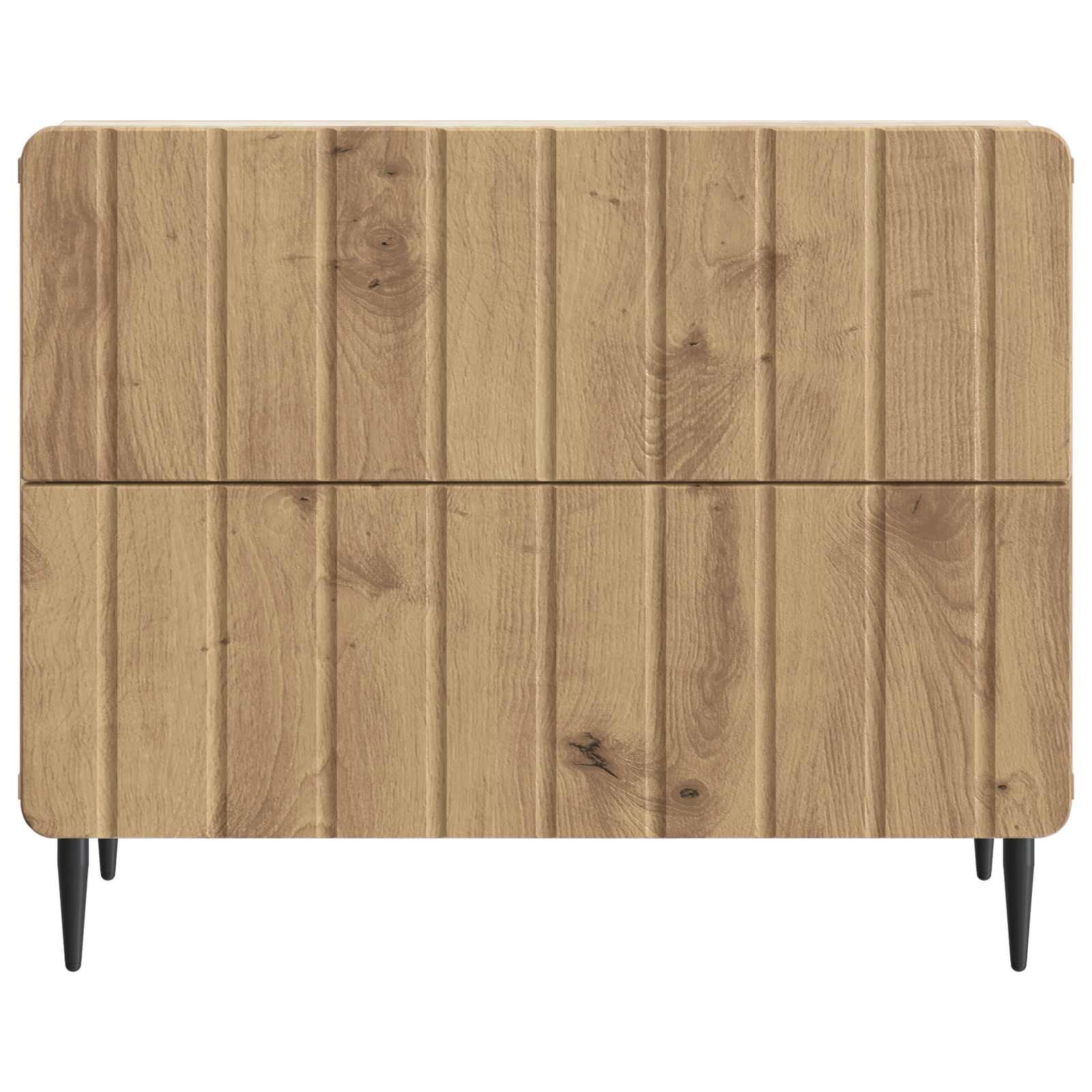 Table de chevet en bois ingénierie 62 x 34,5 x 49,5 cm